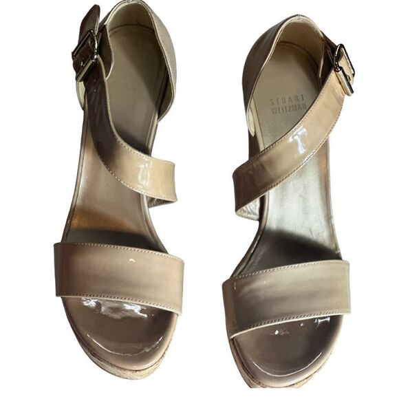 Stuart Weitzman Beige Wedges - Picture 11 of 11